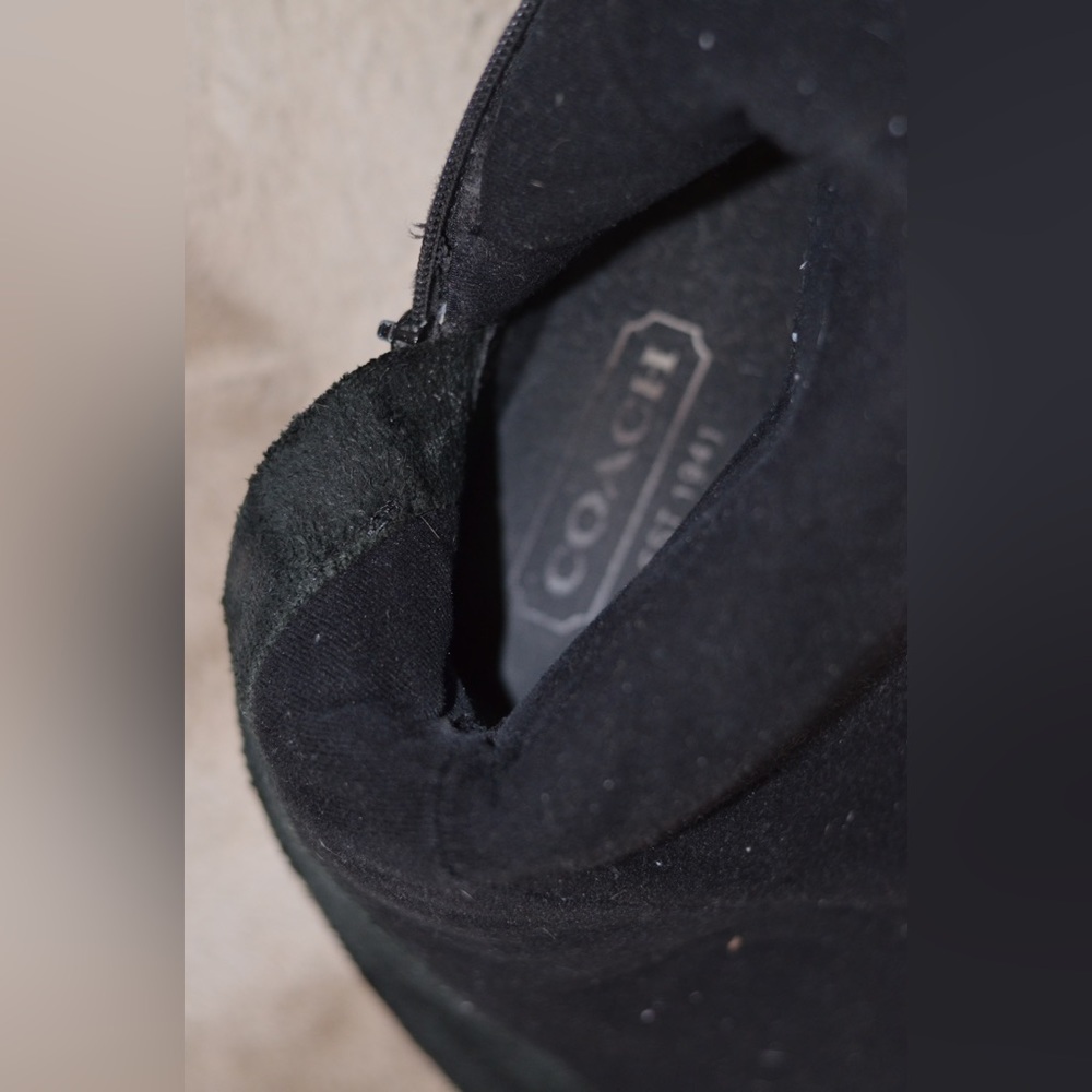 Coach Kayla Black Boot Women’s Size 8.5 Signature Print - Picture 11 of 16